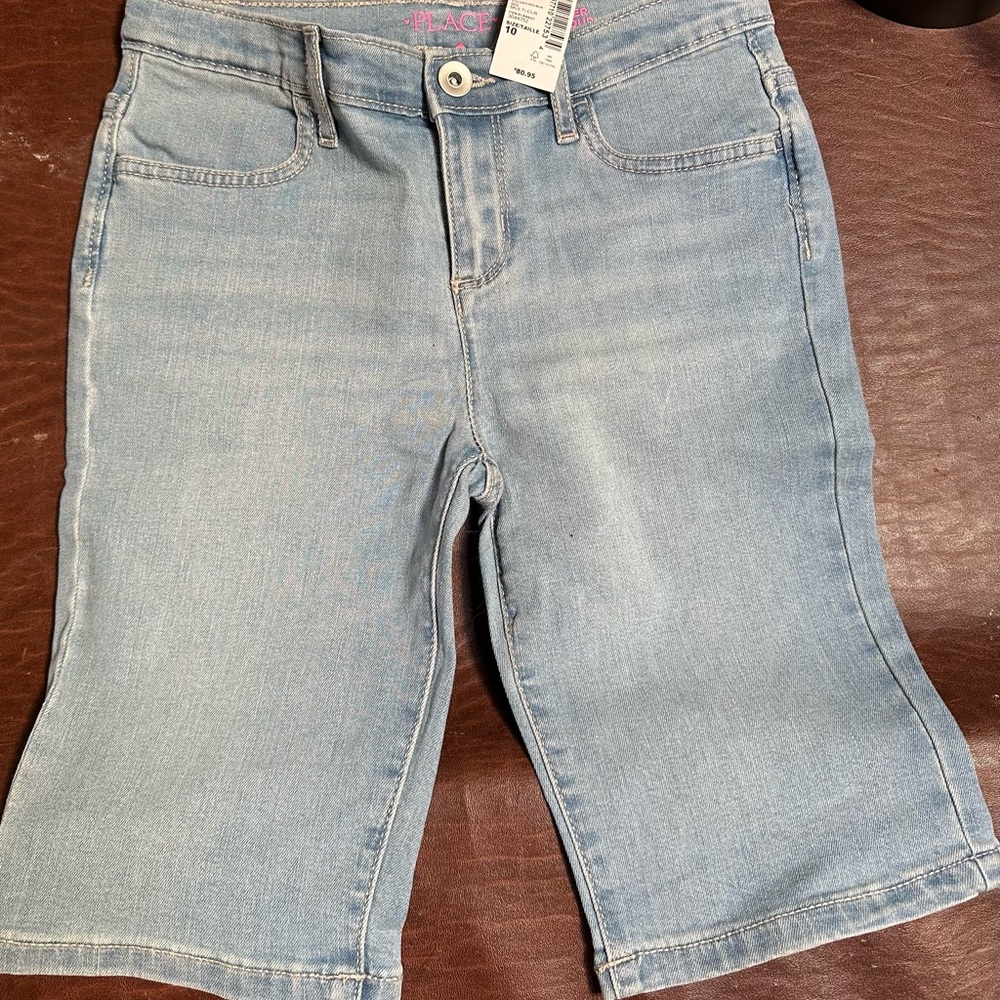 28. Kids Shorts Light Blue Denim-Brand Children’s Place